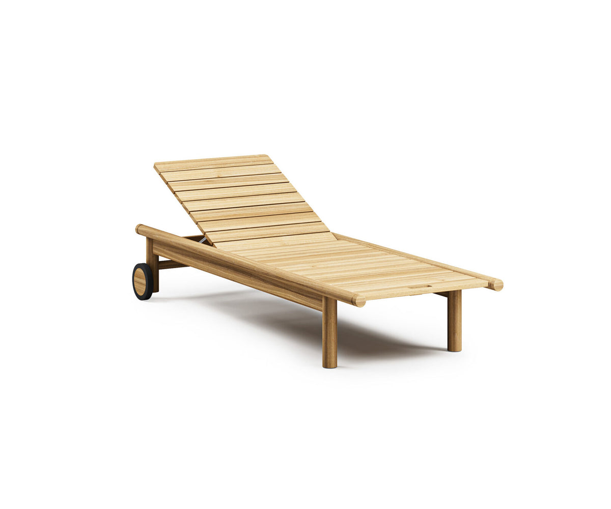 Luxury Panama Chaise Longue by Atmosphera in Teak Casa Design Group