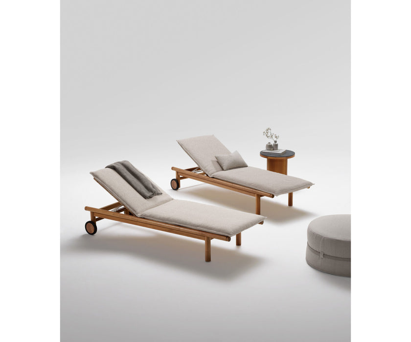 Luxury Panama Chaise Longue by Atmosphera in Teak Casa Design Group