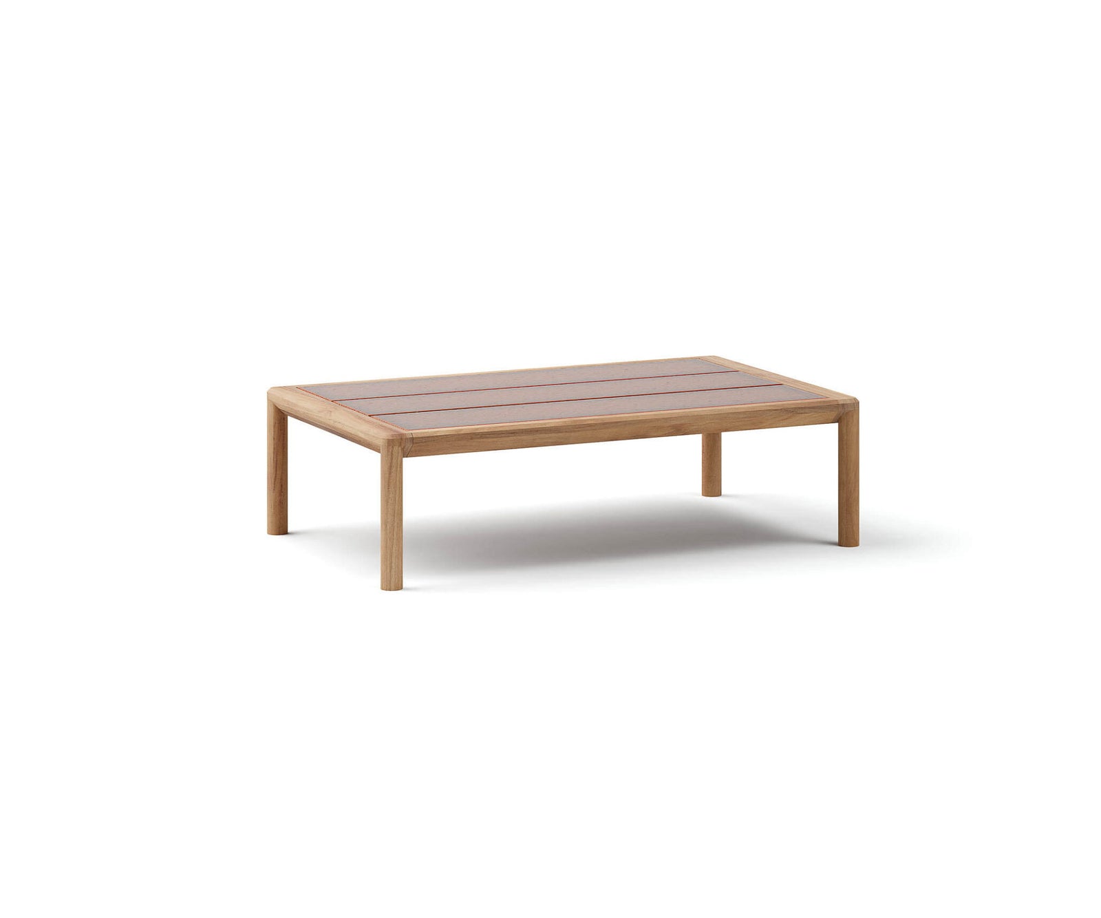 Modern Panama Outdoor Coffee Table with Lava Stone Top Casa Design Group