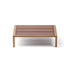 Modern Panama Outdoor Coffee Table with Lava Stone Top Casa Design Group