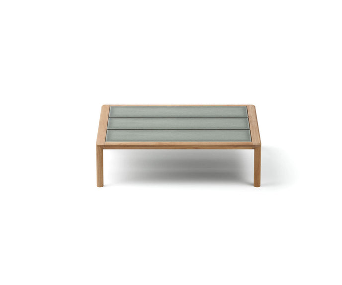 Modern Panama Outdoor Coffee Table with Lava Stone Top Casa Design Group