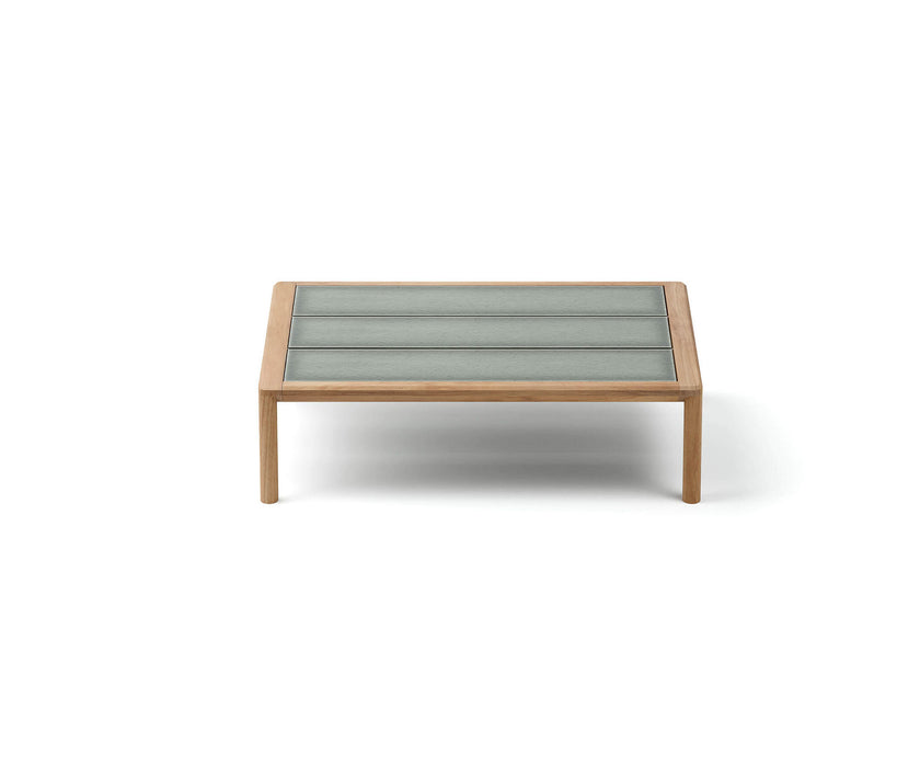 Modern Panama Outdoor Coffee Table with Lava Stone Top Casa Design Group