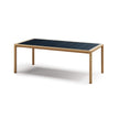 Modern Panama Outdoor Dining Table with Lava Stone Top Casa Design Group
