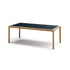 Modern Panama Outdoor Dining Table with Lava Stone Top Casa Design Group