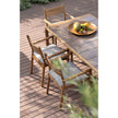 Modern Panama Outdoor Dining Table with Lava Stone Top Casa Design Group