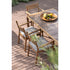 Modern Panama Outdoor Dining Table with Lava Stone Top Casa Design Group