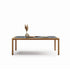 Modern Panama Outdoor Dining Table with Lava Stone Top Casa Design Group