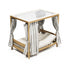 Modern Panama Outdoor Daybed with Teak Frame Casa Design Group