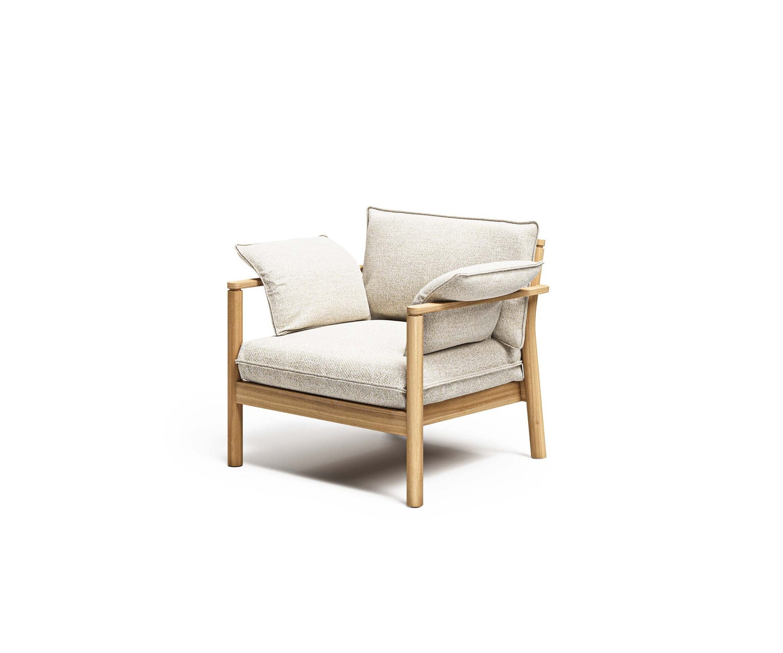 Luxury Panama Lounge Chair by Atmosphera in Teak Casa Design Group
