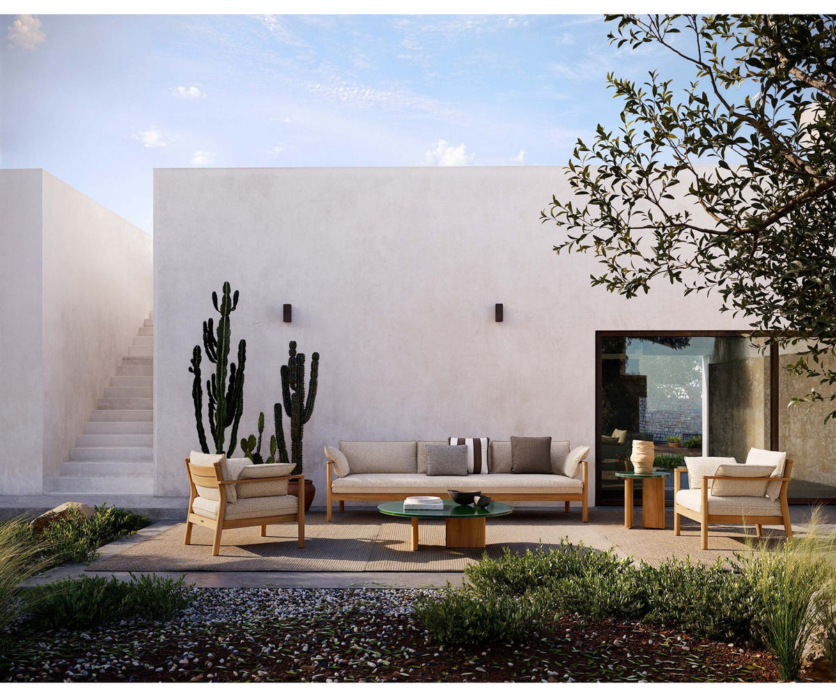 Luxury Panama Lounge Chair by Atmosphera in Teak Casa Design Group