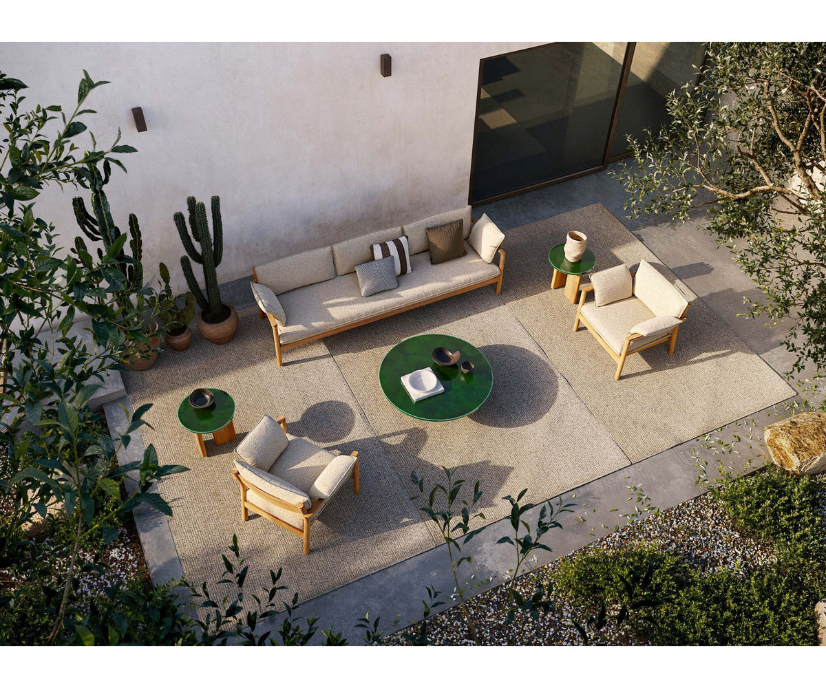 Luxury Panama Lounge Chair by Atmosphera in Teak Casa Design Group