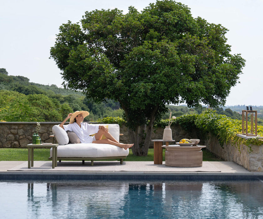 Luxury Panarea Coffee Table by Atmosphera in Glazed Ceramic Casa Design Group