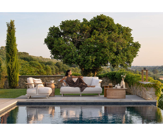 Luxury Panarea Coffee Table by Atmosphera in Glazed Ceramic Casa Design Group