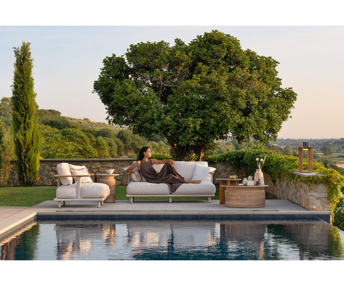 Luxury Panarea Coffee Table by Atmosphera in Glazed Ceramic Casa Design Group