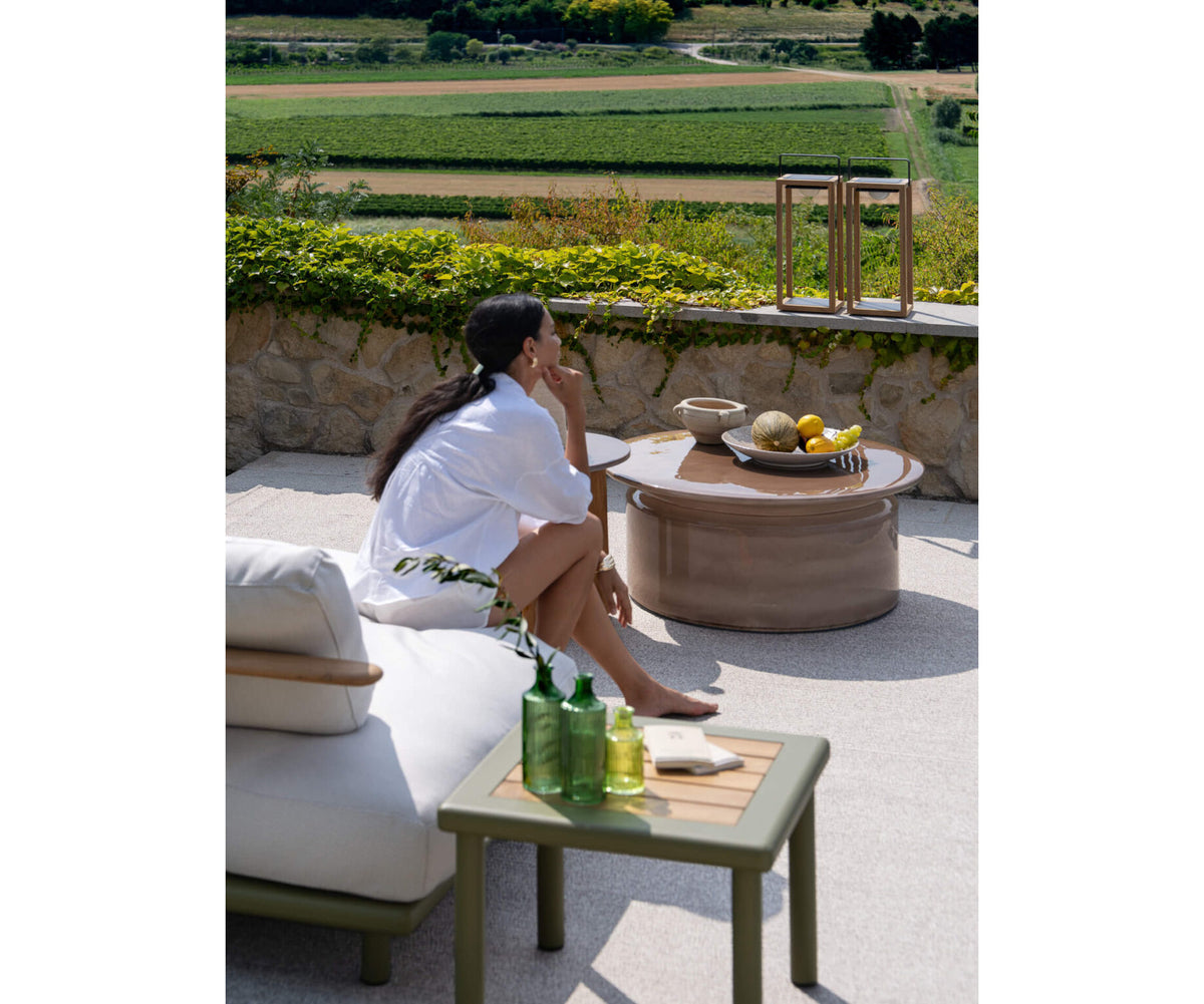 Luxury Panarea Coffee Table by Atmosphera in Glazed Ceramic Casa Design Group