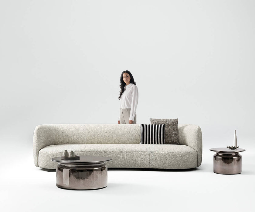 Panarea Coffee Table by Capital crafted from glossy glazed ceramic.
