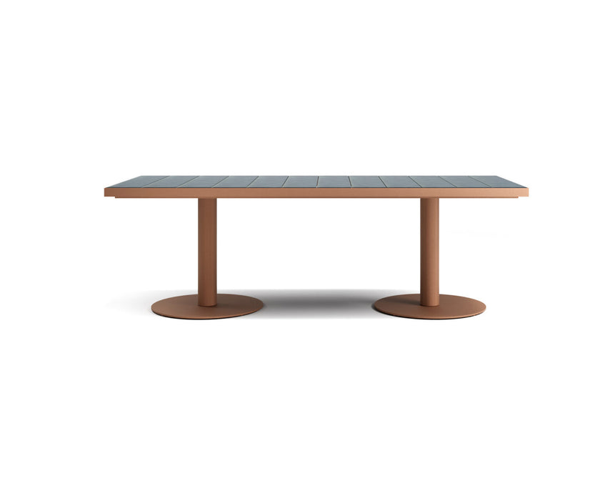 Modern Pantagruel Outdoor Dining Table in Lava Stone Casa Design Group