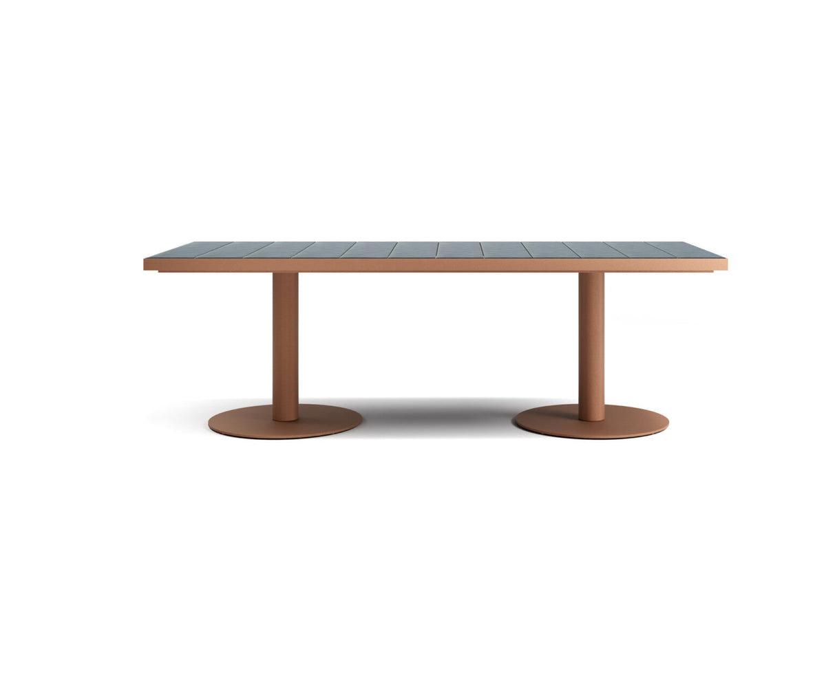 Modern Pantagruel Outdoor Dining Table in Lava Stone Casa Design Group