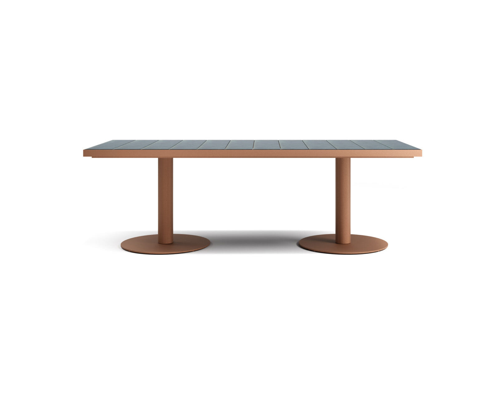 Modern Pantagruel Outdoor Dining Table in Lava Stone Casa Design Group