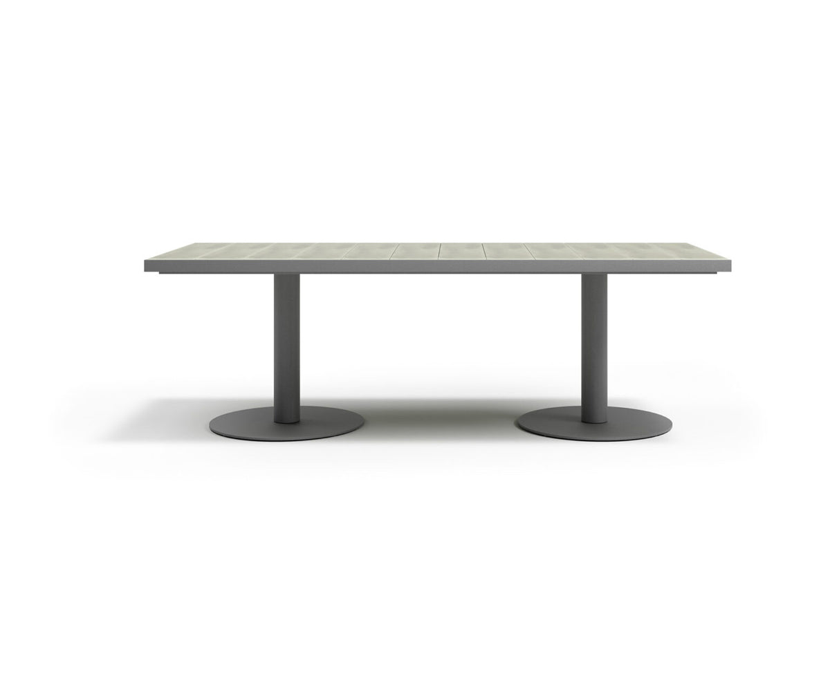 Modern Pantagruel Outdoor Dining Table in Lava Stone Casa Design Group