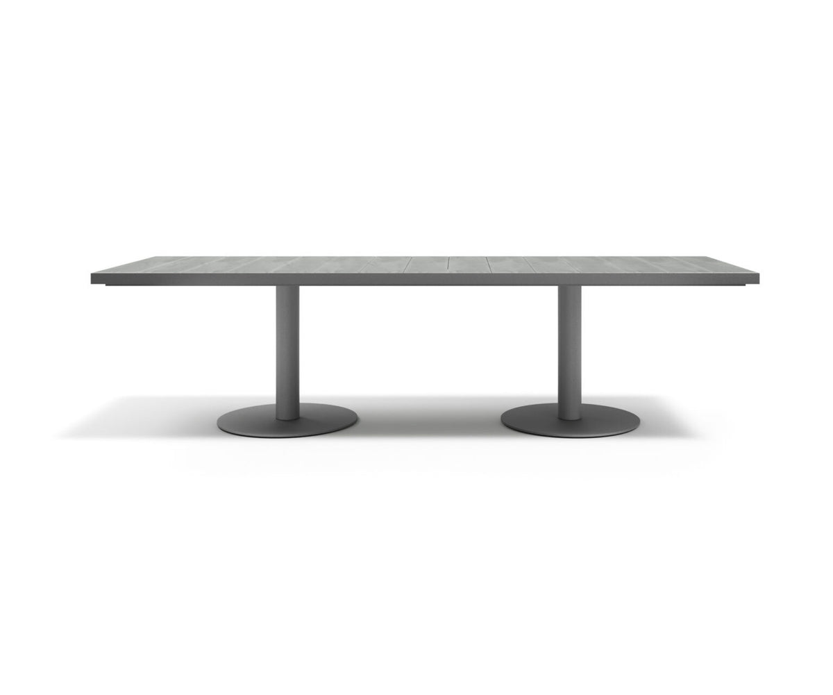 Modern Pantagruel Outdoor Dining Table in Lava Stone Casa Design Group
