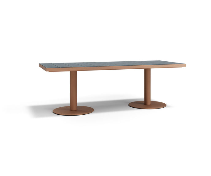 Modern Pantagruel Outdoor Dining Table in Lava Stone Casa Design Group