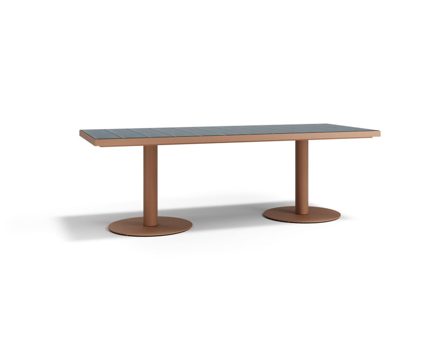 Modern Pantagruel Outdoor Dining Table in Lava Stone Casa Design Group