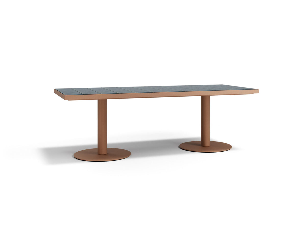 Modern Pantagruel Outdoor Dining Table in Lava Stone Casa Design Group