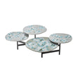 Contemporary Bouquet Outdoor Side Table by Paola Lent Perfect for Modern Spaces Gasa Design Group