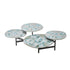 Contemporary Bouquet Outdoor Side Table by Paola Lent Perfect for Modern Spaces Gasa Design Group