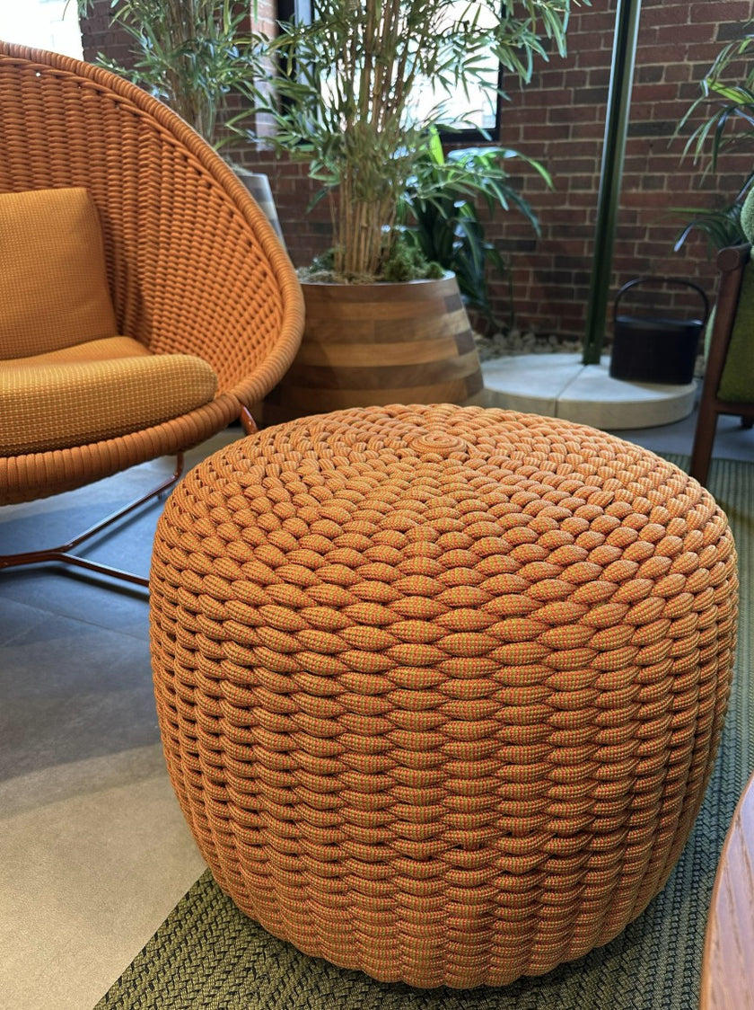 Paola Lenti Nido Chair & Pouf Outdoor