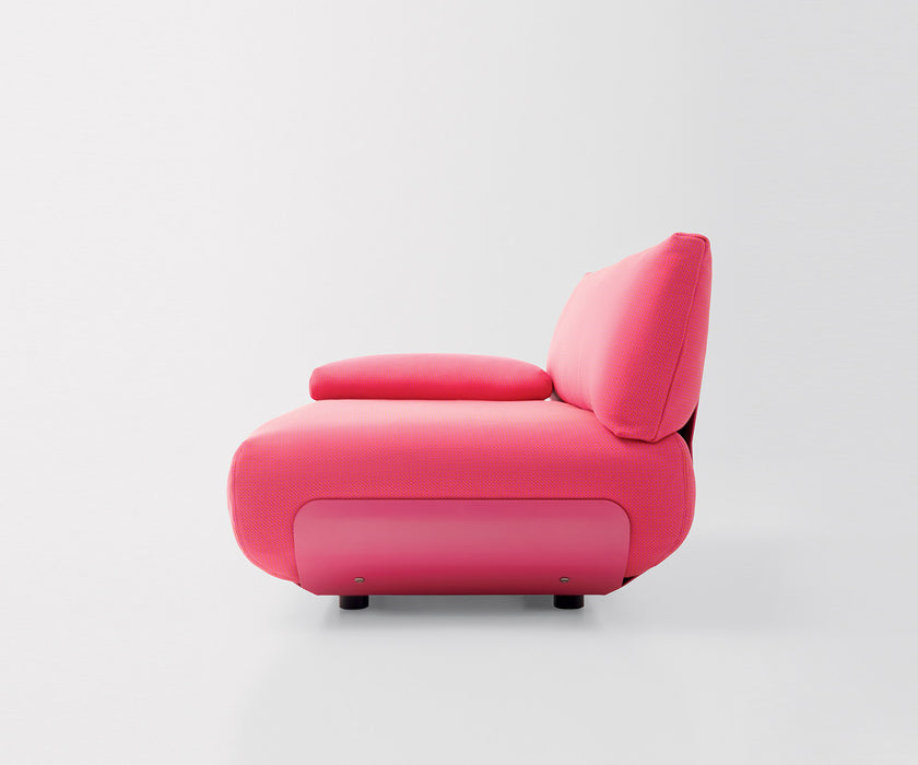 Comfortable Oasi Outdoor Lounge Chair by Paola Lenti with Customizable Armrests Casa Design Group