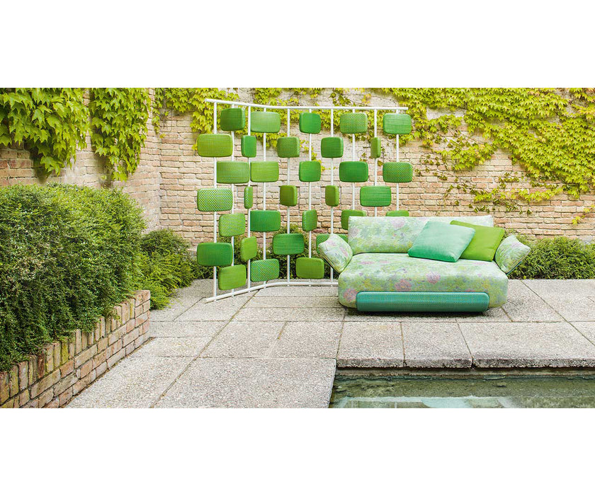 Comfortable Oasi Outdoor Lounge Chair by Paola Lenti with Customizable Armrests Casa Design Group