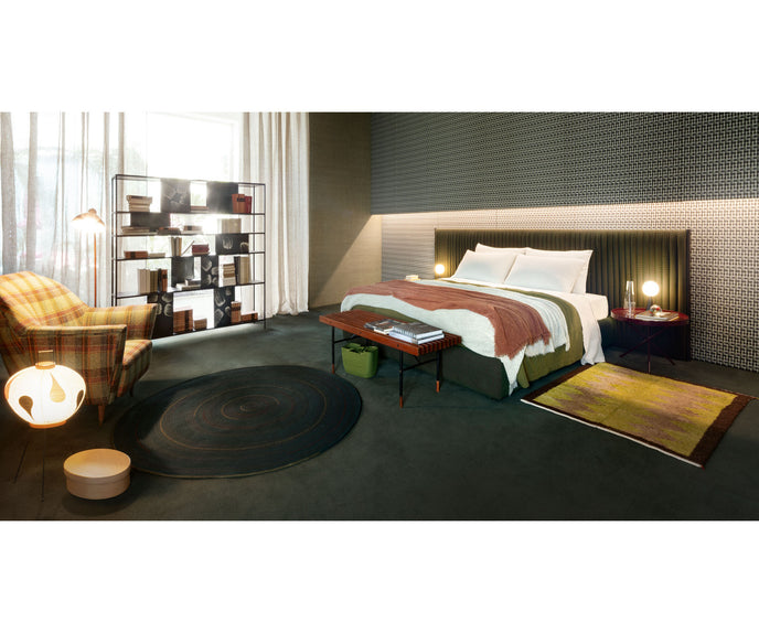 Luxury Silent Bed by Paola Lenti Featuring an Optional Headboard Casa Design Group