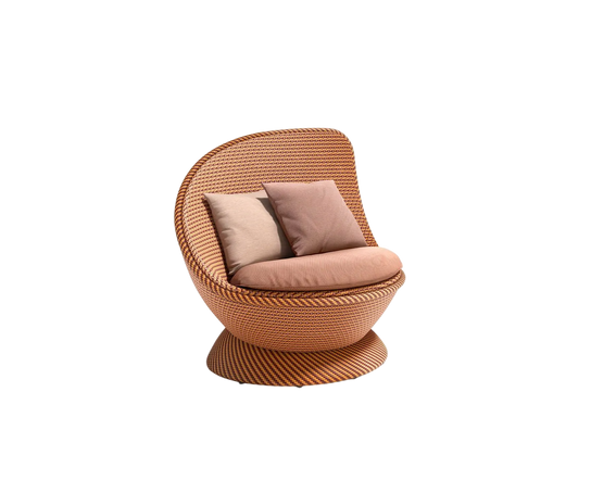 Luxury Papyon Wing Chair by Dedon with Intricate Weaving Design | Casa Design Group