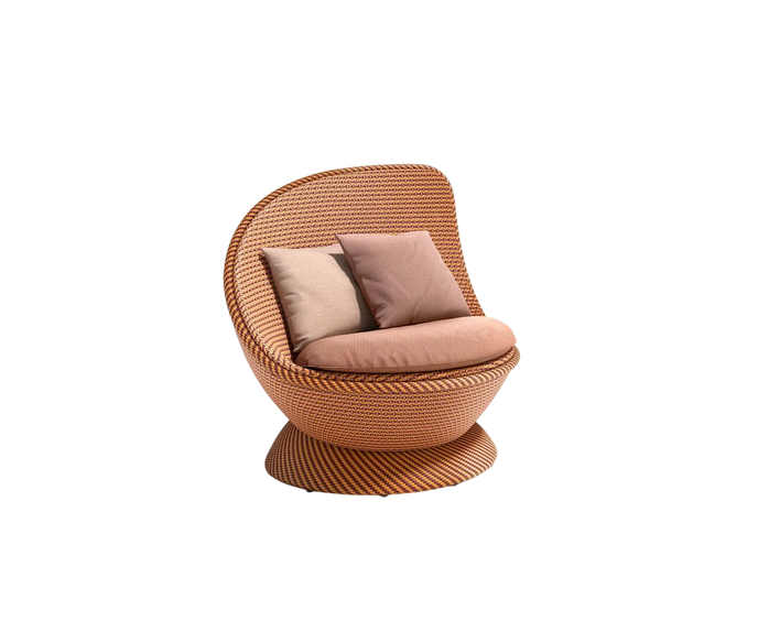 Luxury Papyon Wing Chair by Dedon with Intricate Weaving Design | Casa Design Group