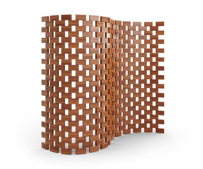 Architectural Paravent Ambassade Screen by Cassina in Canaletto Walnut Casa Design Group