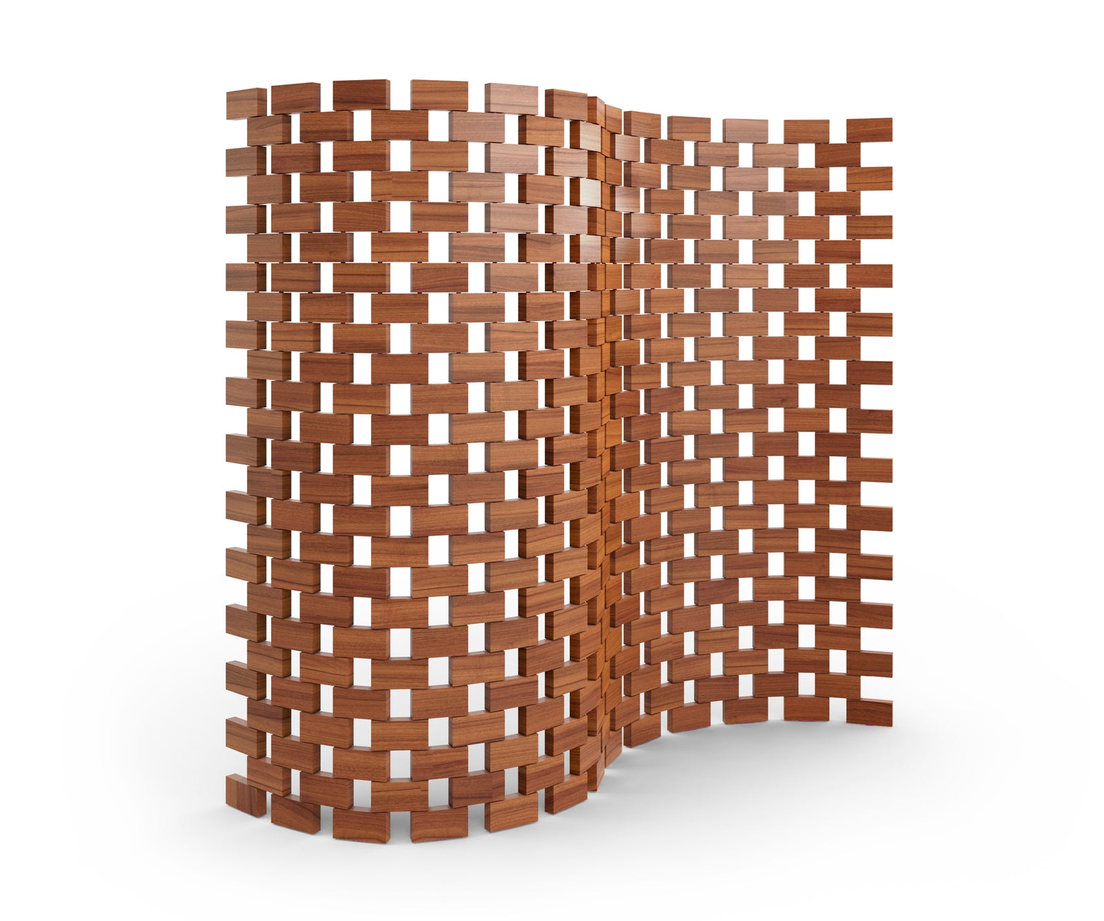 Architectural Paravent Ambassade Screen by Cassina in Canaletto Walnut Casa Design Group