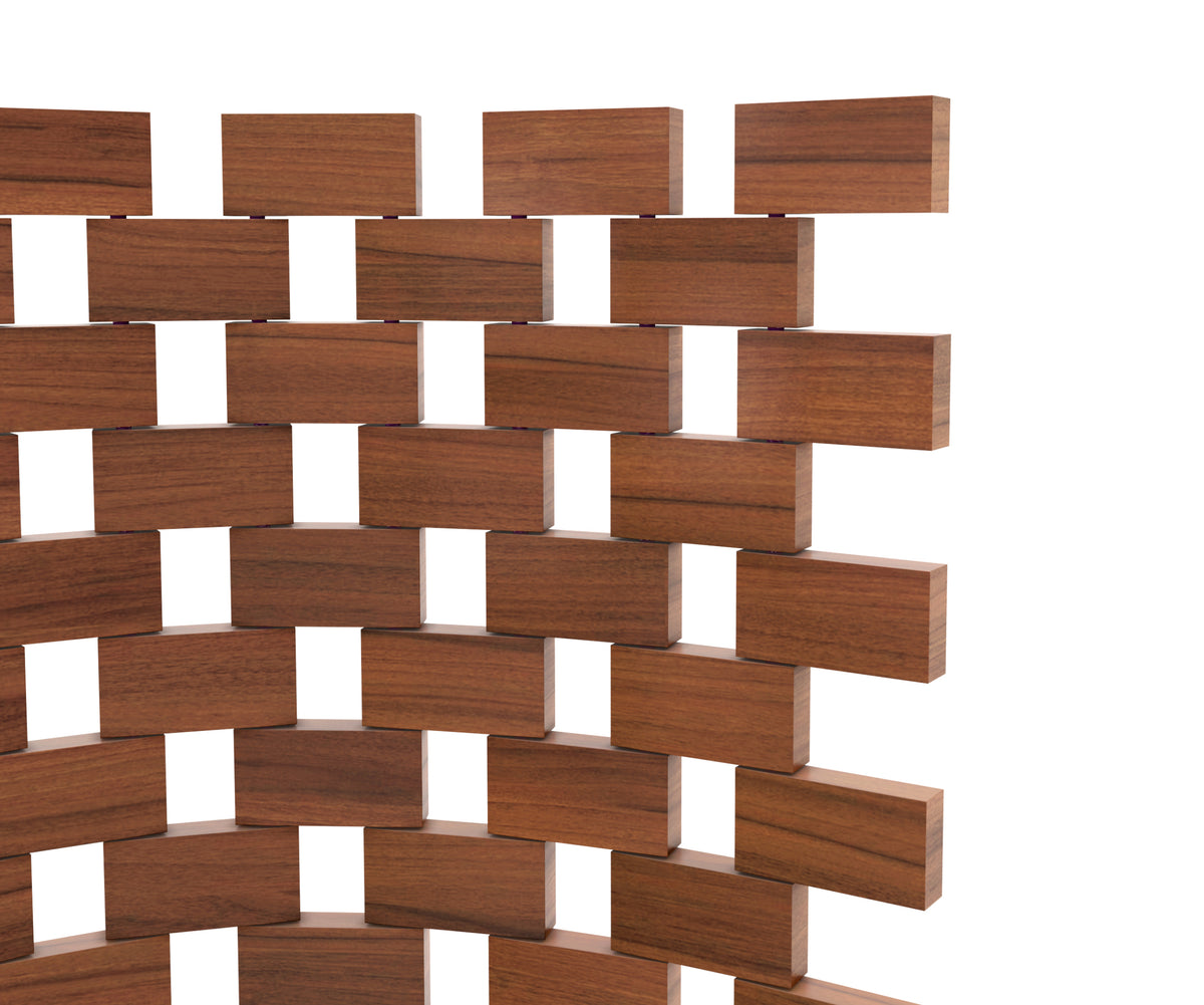 Architectural Paravent Ambassade Screen by Cassina in Canaletto Walnut Casa Design Group