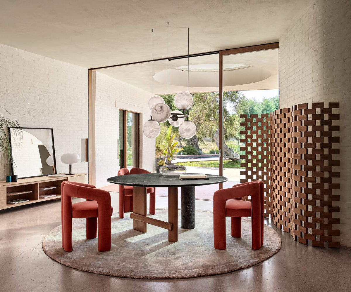 Architectural Paravent Ambassade Screen by Cassina in Canaletto Walnut Casa Design Group