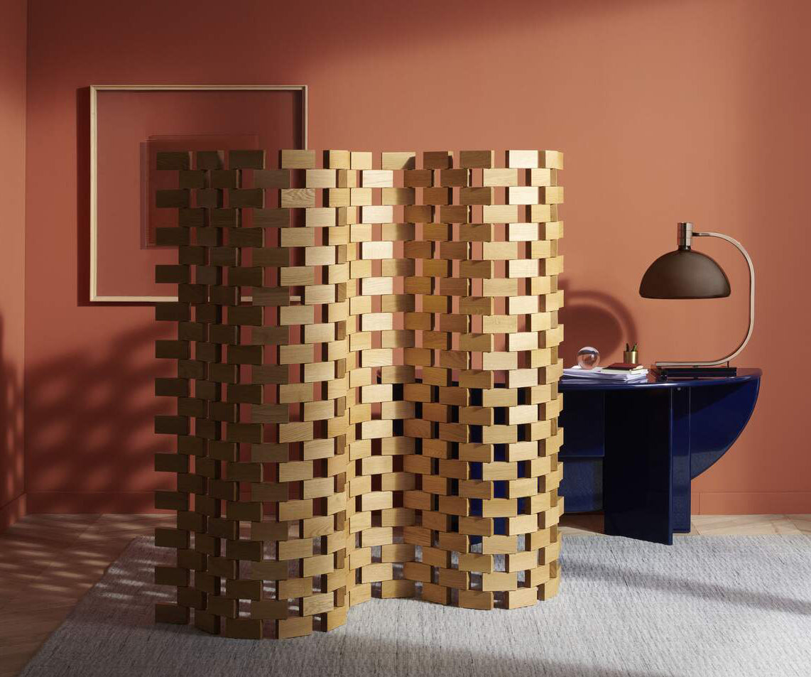 Architectural Paravent Ambassade Screen by Cassina in Canaletto Walnut Casa Design Group
