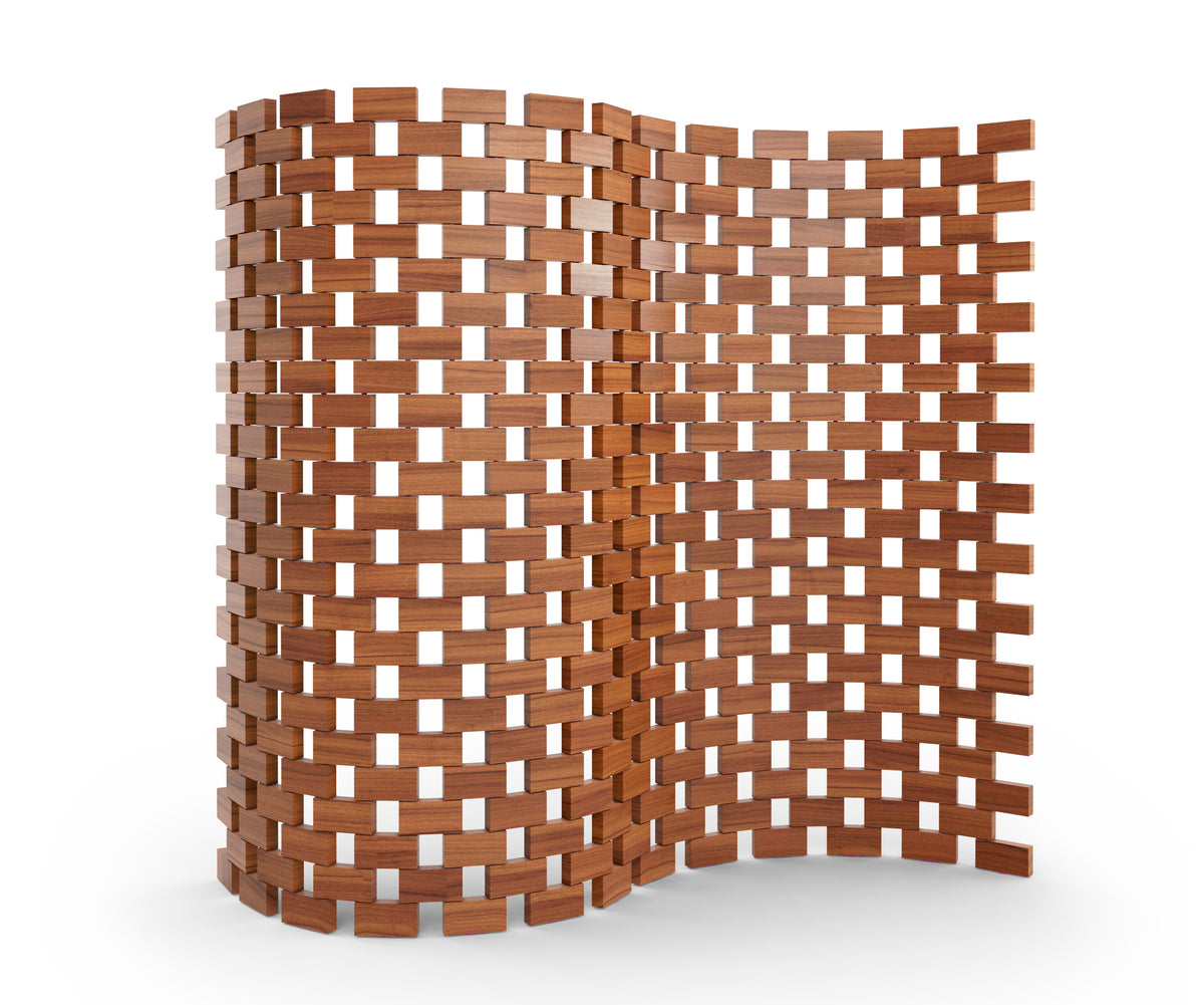 Architectural Paravent Ambassade Screen by Cassina in Canaletto Walnut Casa Design Group