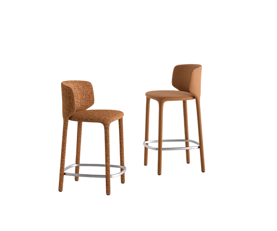 Pat Bar Chair by MDF Italia contemporary upholstered bar stool Casa Design Group