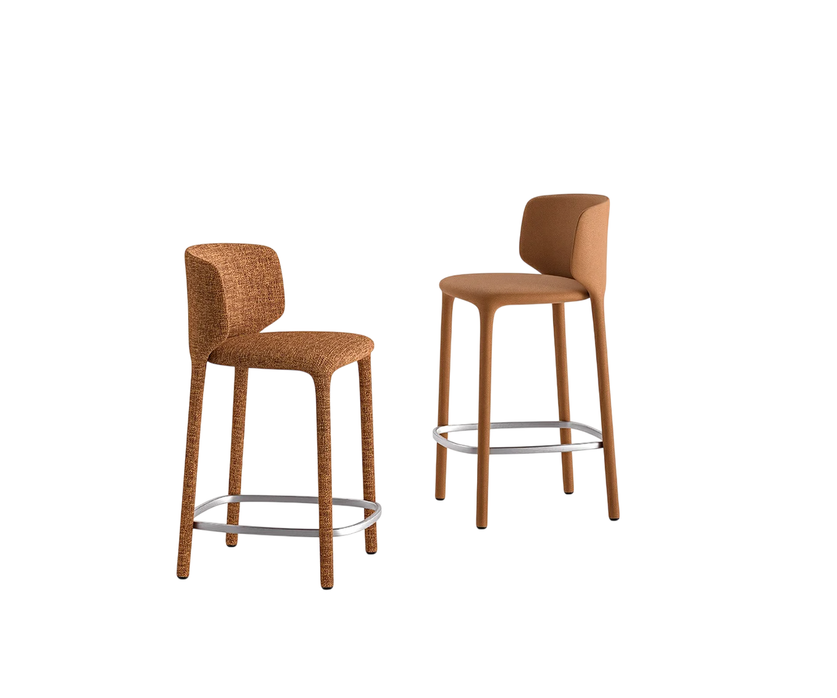 Pat Bar Chair by MDF Italia contemporary upholstered bar stool Casa Design Group