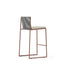 Luxury Pepe Bar Stool by Atmosphera with Woven Backrest Casa Design Group