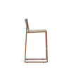 Luxury Pepe Bar Stool by Atmosphera with Woven Backrest Casa Design Group