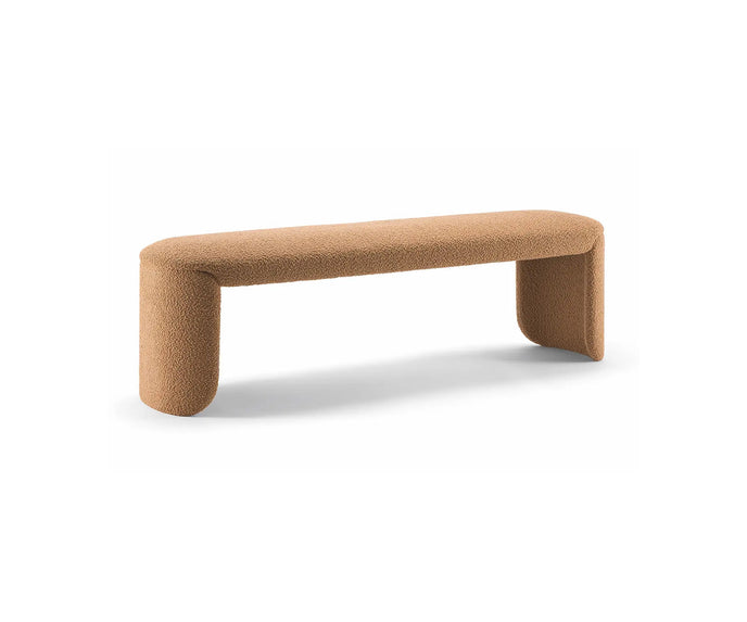 Petal 1460 contemporary upholstered bench by Bross | Casa Design Group