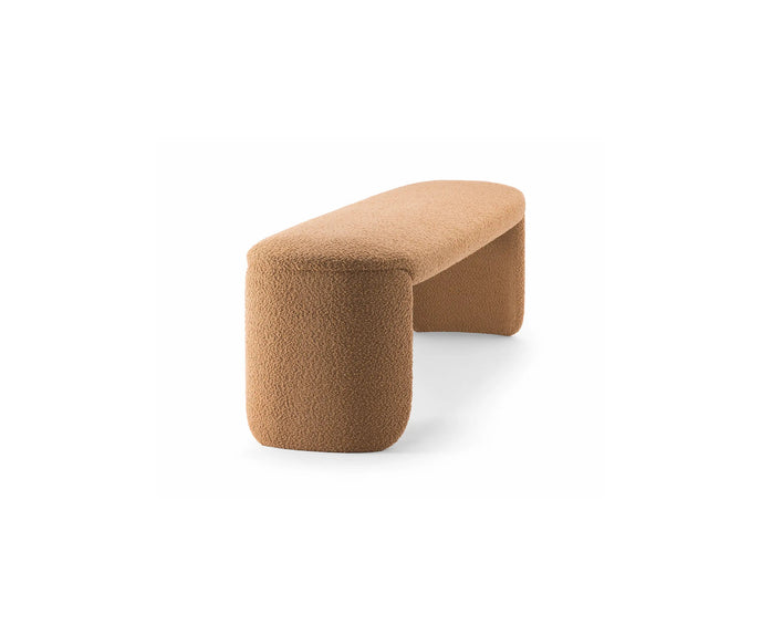 Petal 1460 contemporary upholstered bench by Bross | Casa Design Group