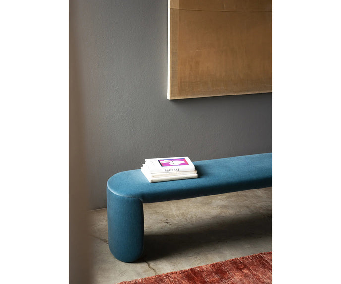 Petal 1460 contemporary upholstered bench by Bross | Casa Design Group