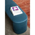 Petal 1460 contemporary upholstered bench by Bross | Casa Design Group